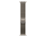 Pasek i akcesoria do zegarków Apple 49mm Natural Titanium Milanese Loop - Medium